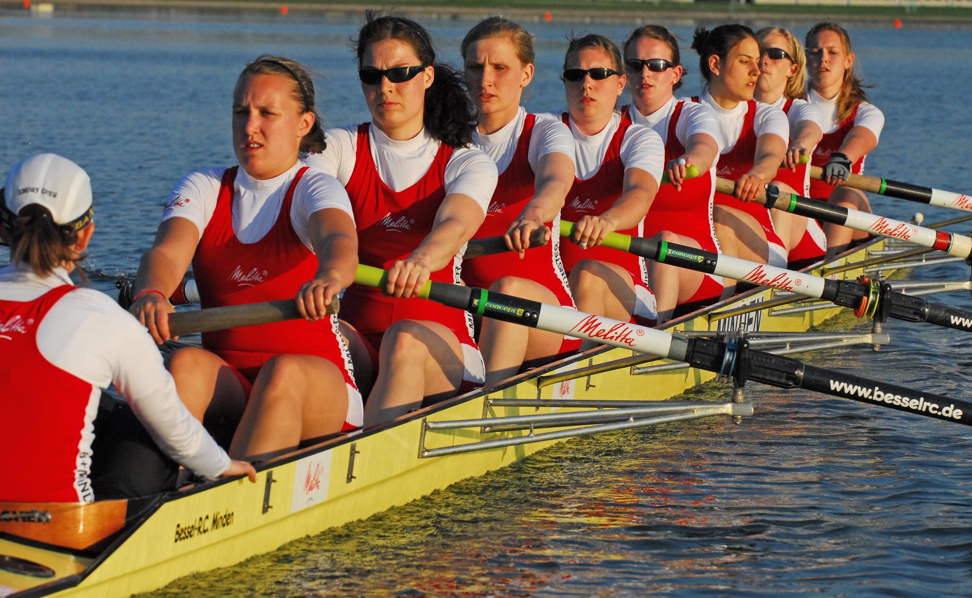 Melitta-Team bereit für den zweiten Renntag der Ruder-Bundesliga ...