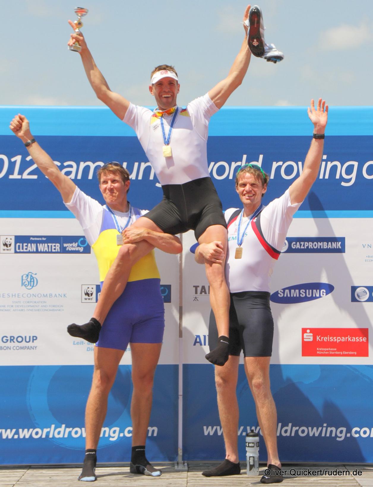 Marcel Hacker gewinnt Männer-Einer auf dem Ruder-Weltcup / rudern.de