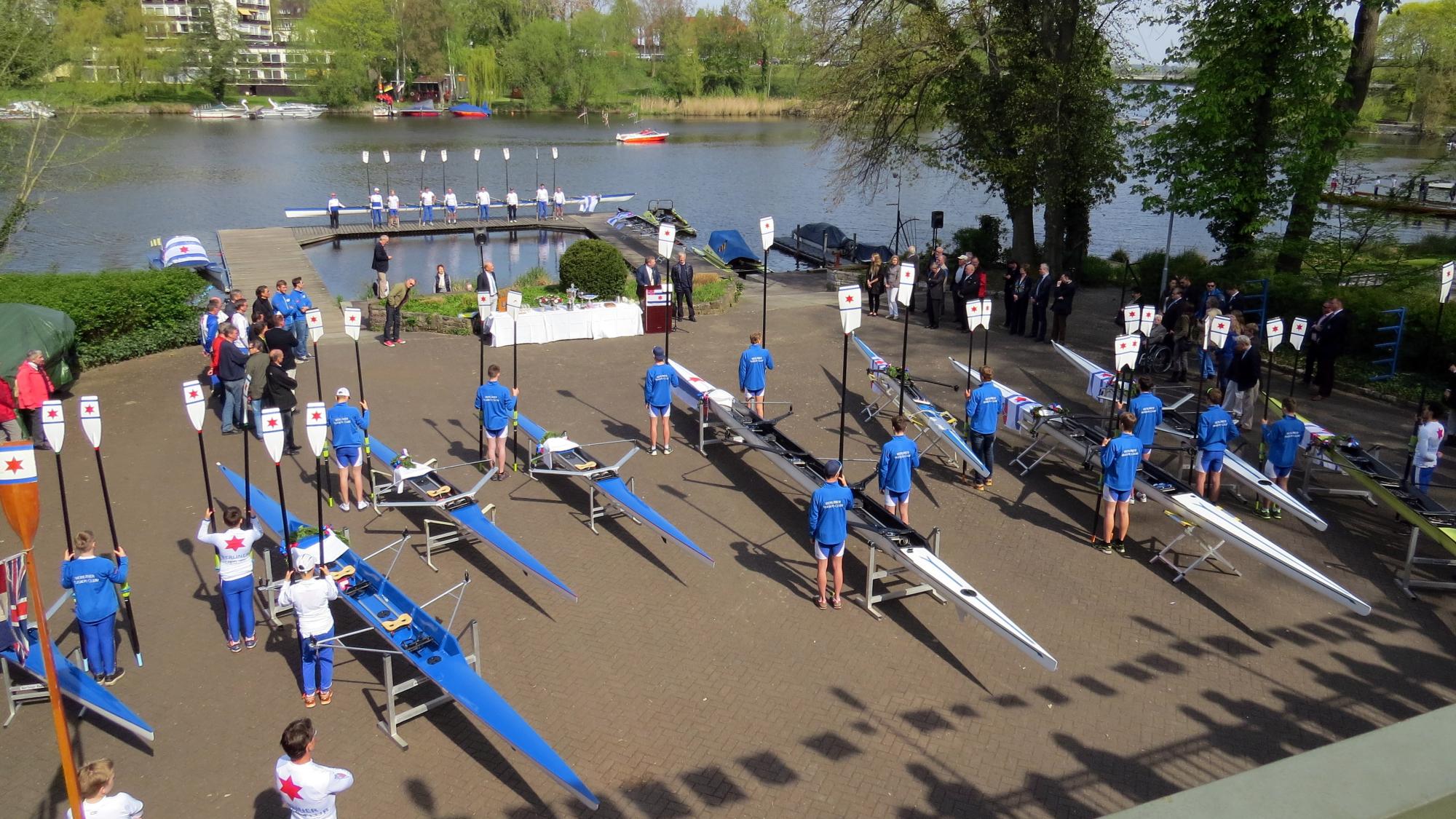 Sonniges Anrudern beim am 1. Mai / rudern.de