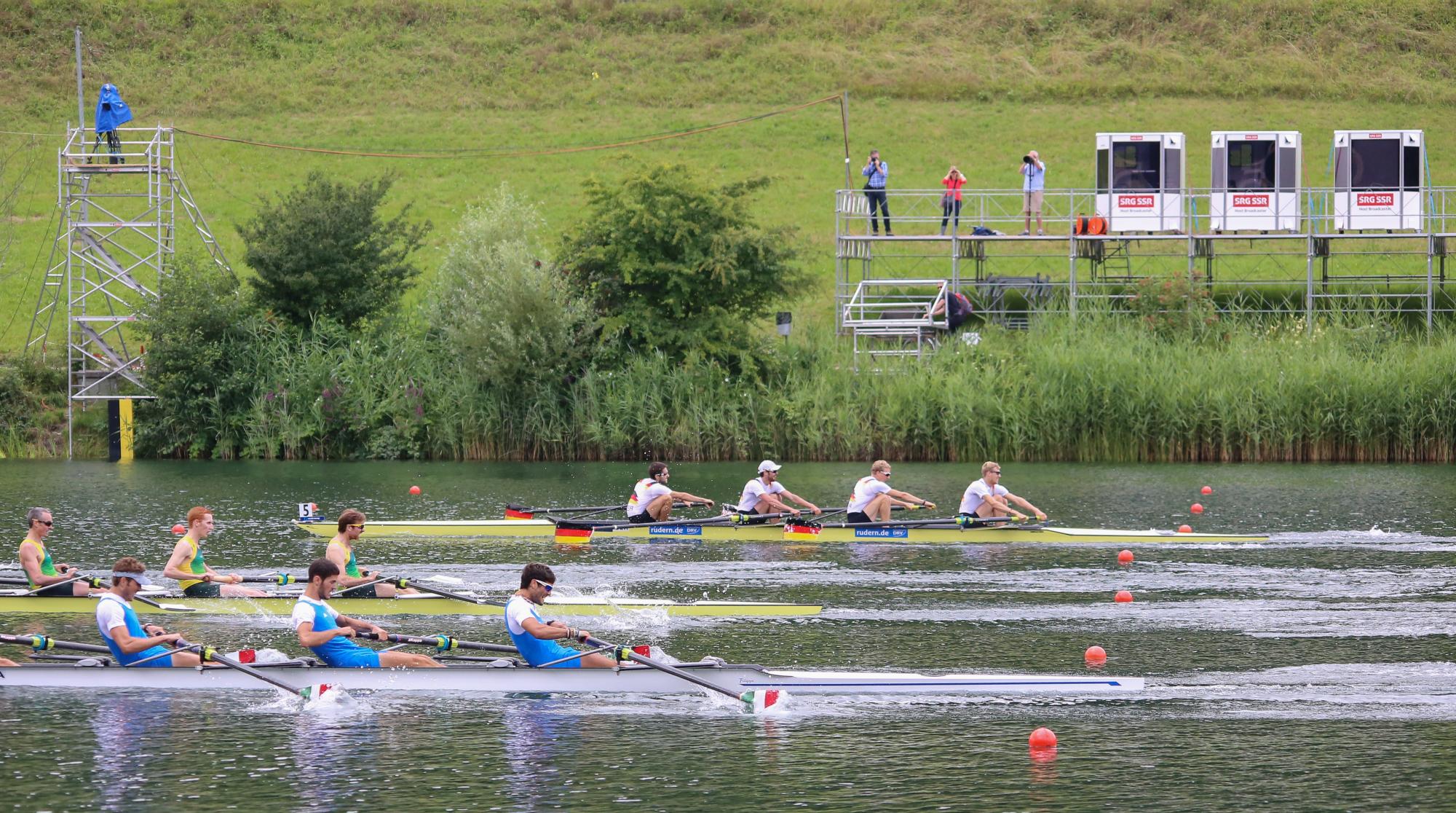 Weltcup Luzern: Deutsche Ruderer stehen mit 13 Booten im Finale / rudern.de