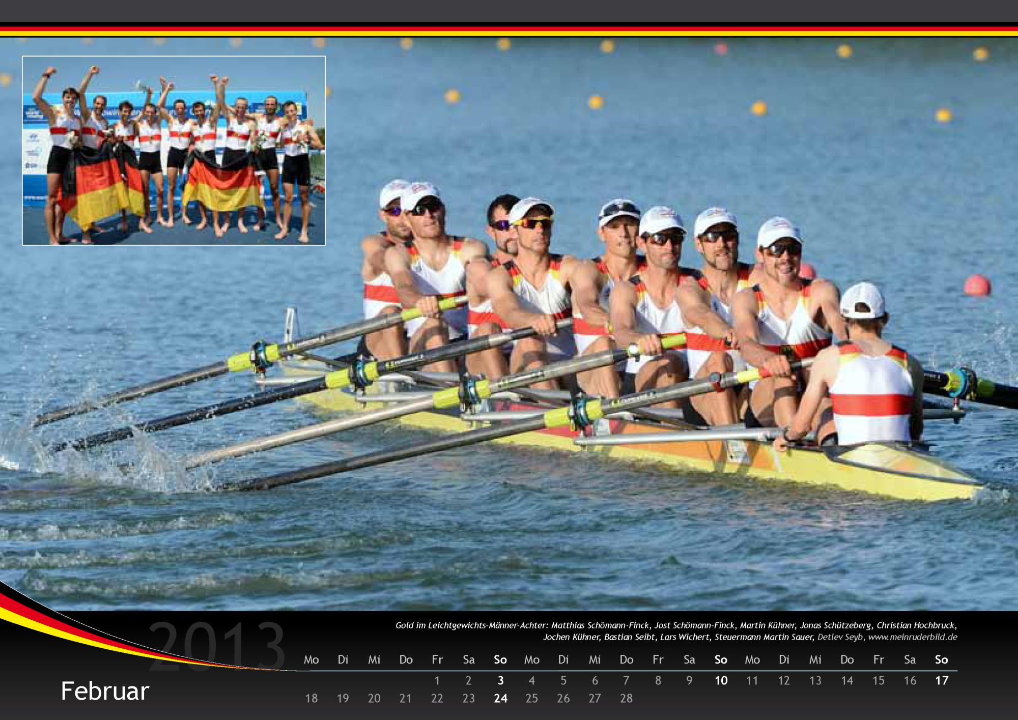 RuderKalender Junioren und SeniorenWeltmeisterschaften 2012 / rudern.de