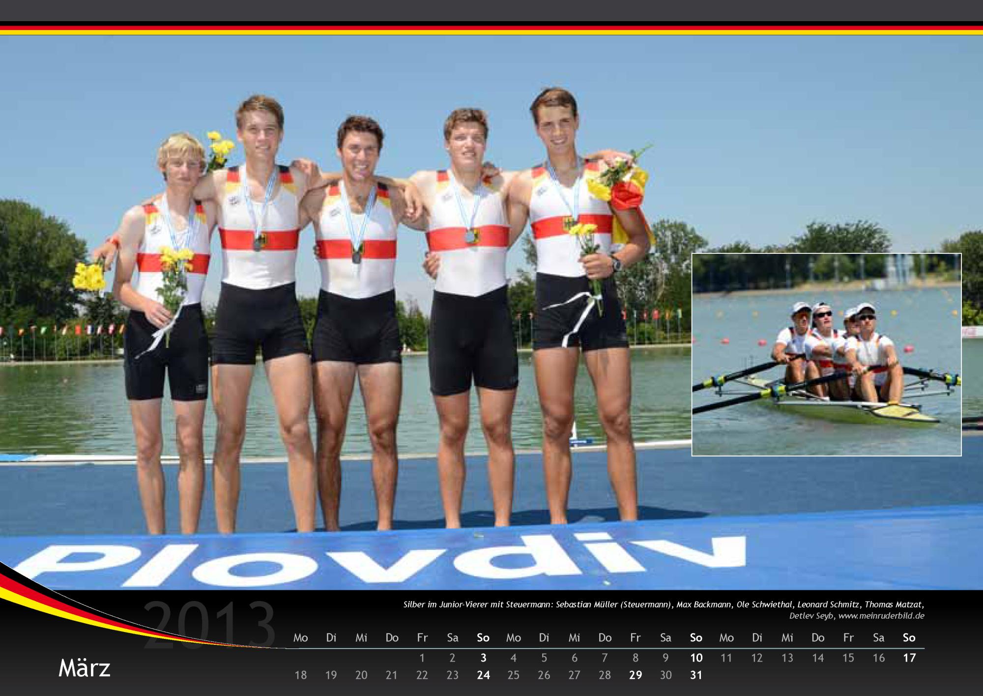 RuderKalender Junioren und SeniorenWeltmeisterschaften 2012 / rudern.de