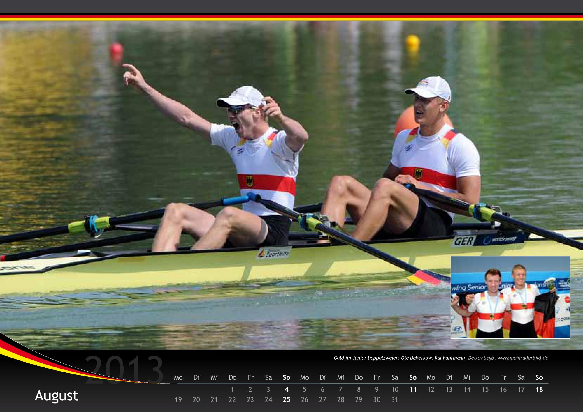 RuderKalender Junioren und SeniorenWeltmeisterschaften 2012 / rudern.de