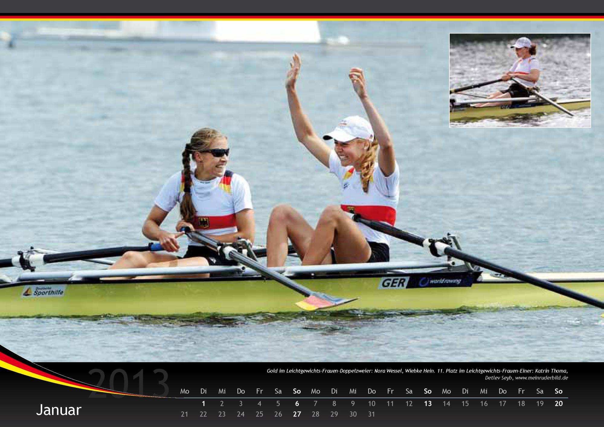 RuderKalender U23Weltmeisterschaften 2012 / rudern.de