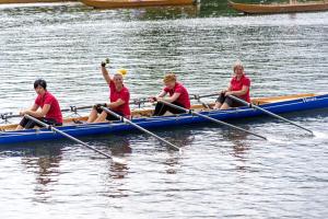 Rudern gegen Krebs 2017 Ulm. Foto: Sabine Trucksäß
