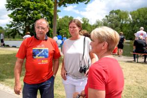 Rudern gegen Krebs 2017 Ulm. Foto: Sabine Trucksäß