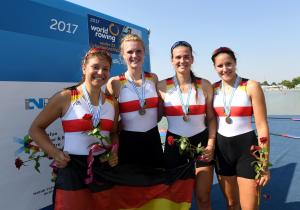 Frauen-Vierer, U23-Weltmeisterschaften 2017, Plovdiv, Bulgarien