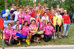 Rudern gegen Krebs 2017 Ulm. Foto: Sabine Trucksäß