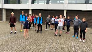 BFD-Einführungsseminar 2021: Sport mit den ehem BFDlerinnen Manja und Inken