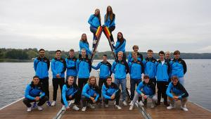 Das BFD-Team der Ruderjugend 2010/2022 beim Einführungsseminar in Ratzeburg