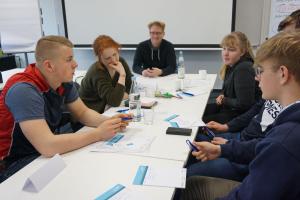 DRJ-Juleica Teil A 2019: Gruppenarbeit mit Referent Michael Schwarz