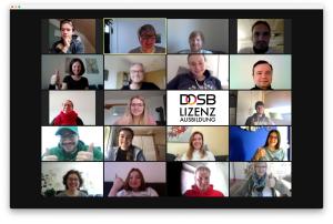 DRV-Ausbildung Trainer C: das Team der Ausbildung im Februar 2021