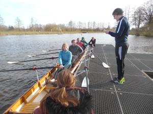 Anfängerausbildung im Gig-Doppelvierer