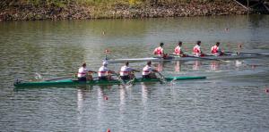 Männer-Vierer, Europameisterschaften 2017, Racice, Tschechien, Foto: DRV/Quickert
