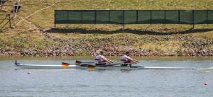 Männer-Doppelzweier, Europameisterschaften 2017, Racice, Tschechien, Foto: DRV/Quickert