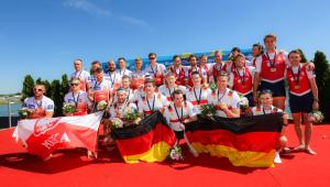 Deutschlandachter, Europameisterschaften 2017, Racice, Tschechien