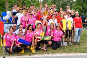 Rudern gegen Krebs 2017 Ulm. Foto: Sabine Trucksäß